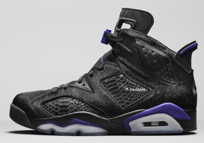 purple jordans 6